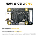 HDMI zu CSI-2 C790 Modul HDMI IN zu CSI C0779 Erweiterungskarte Pikvm