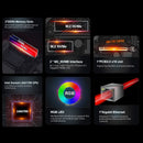 B760M-K-emolevy LGA-1700-nastainen DDR4-muisti, kaksois-M.2-liitäntä tukee WIFI-yhteyttä