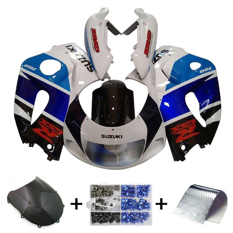 Amotopart Suzuki GSXR600 1996-2000 GSXR750 1996-1999 Juego de carenado Cuerpo