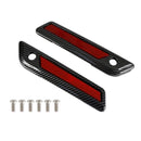 Seitengepäck-Satteltaschen-Verriegelungsdeckel für Touring Road Glide King 14–23, Carbon_Grau