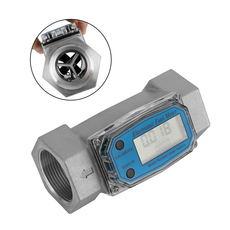 Turbin Digital Diesel Drivstoff Flow Meter Oval Gear Flow Meter BSPT/NPT