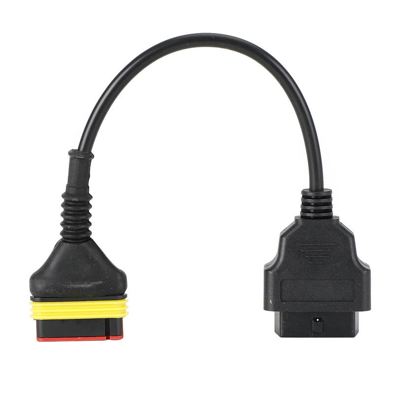 Cable de escáner adaptador de lector de código de diagnóstico OBD2 de 6 pines para motocicleta Benelli