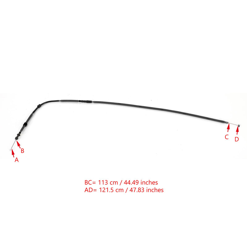 Reemplazo del cable del embrague de la motocicleta adecuado para Yamaha FZ6N 2004-2010 Genérico