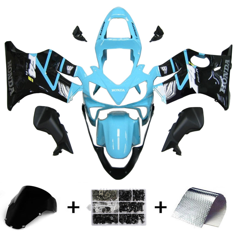 Amotopart Honda CBR600 F4i 2001-2003 kåpa Set Body Plast ABS