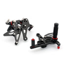 Sistema de apoio para os pés ajustável CNC sistema de apoio para os pés para Kawasaki Ninja Z 1000 2017 Genérico