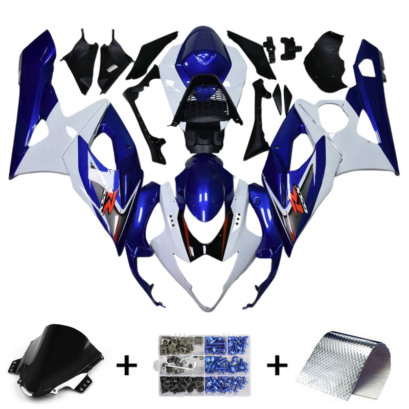 Amotopart Suzuki GSXR1000 2005-2006 K5 suojasarja Muovi ABS