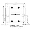 Vandtæt 24V til 12V 3A 36W DC/DC strømkonverter step-down regulator