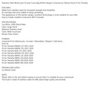 Rustfritt stål hjelmkrok Flaskehenger for scooter Motorsykkel Universal Generisk