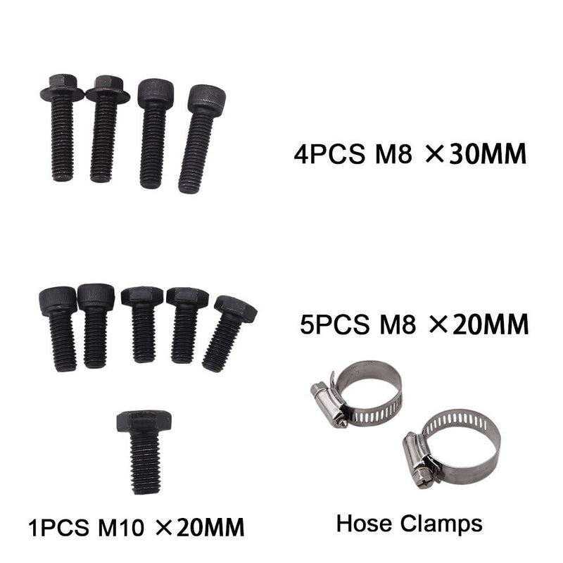 EGR-venttiilin jäähdyttimen poistosarja GMC Silverado 2500 6.6L LLY Duramax 2004.5-2005 Generic