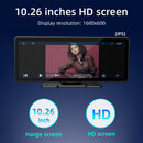 Reproductor MP5 inalámbrico Carplay Bluetooth Radio Estéreo FM de 10,26 pulgadas + cámara 4 LED