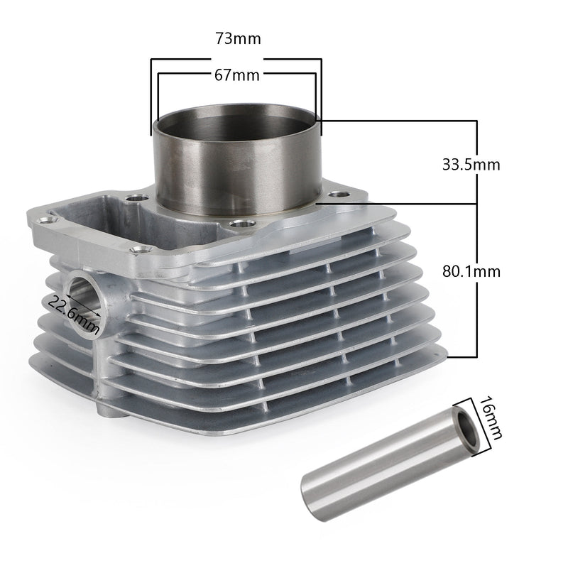 Zestaw cylindrów CG250 chłodzony powietrzem do Zongshen 250cc ATV motor terenowy Roketa Coolster Fedex Express Generic