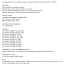 Enveis startclutchlager egnet for Yamaha YFZ450 SE LE 04-2009 5TG-15590-00 Generisk