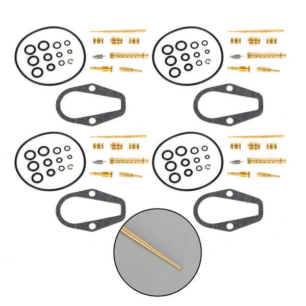 4X Vergaser Carb Rebuild Kit passend für HONDA CB500 CB500K Four 1971–1973 Generic