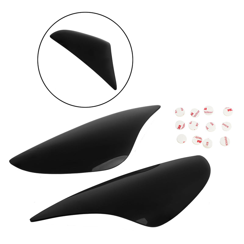 Frontlysglassbeskyttelsesdeksel passer til Kawasaki Zx-6R Zx 6R 636 Black Generic