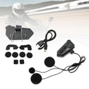 Universal Speaker Player Hjelm Bluetooth Hodetelefon Headset Svart For Motorsykkel