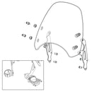 ABS plastové přední sklo pro motocykly Harley Dyna Softail Models Generic