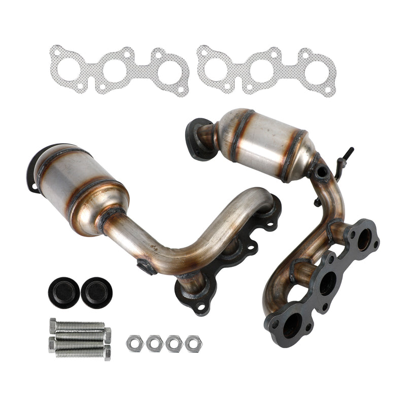 2004-2007 Toyota Highlander 3.3L Manifold Bank1 og BANK2 katalysatorer