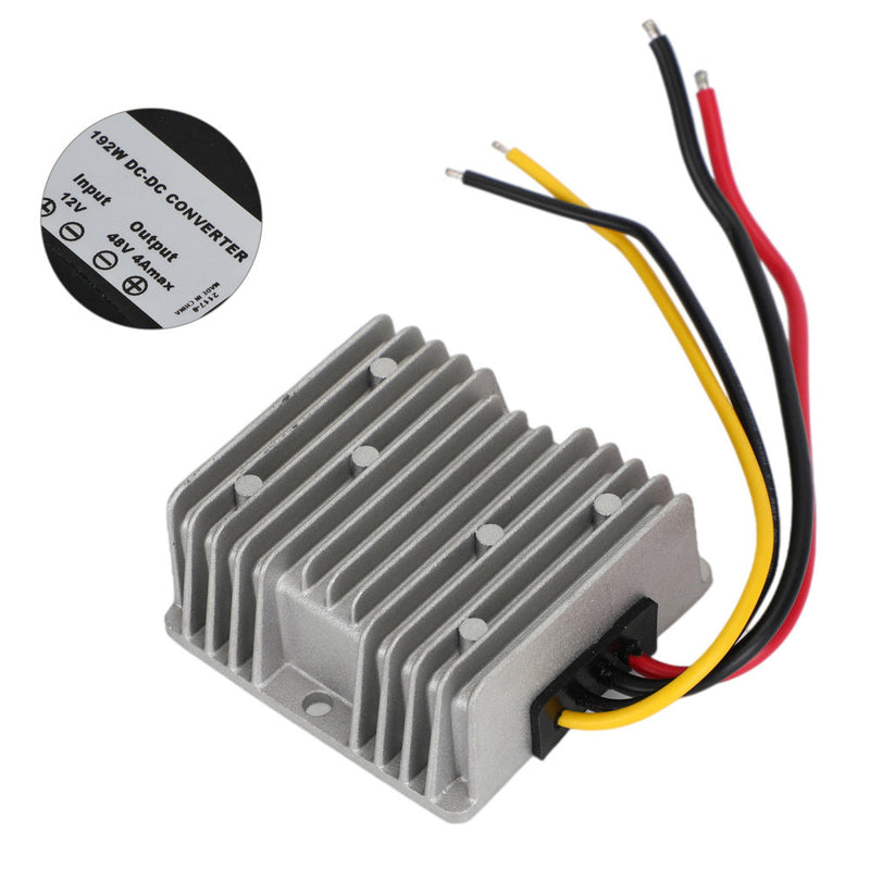 4A 192W 12V till 48V DC-DC Step Up Boost Voltage Converter Industriell strömförsörjning