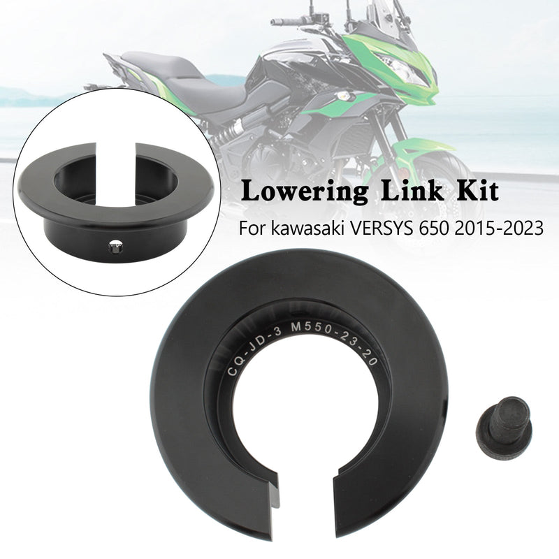 Kit de articulação de descida ajustável para Kawasaki VERSYS 650 2015-2023