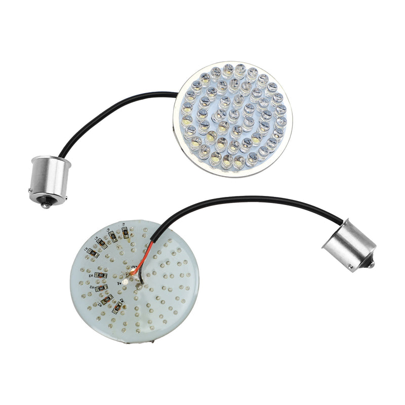 1156 Hintere LED-Blinker-Einbauleuchten für Dyna Touring Street Road Glide 883 Generic