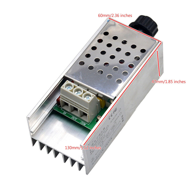 AC 110-220V 10000W SCR Controlador de velocidad del motor Regulador de voltios Regulador Termostato