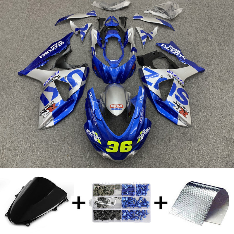 Amotopart Suzuki GSXR1000 2009-2016 K9 kåpa Set Body Plast ABS