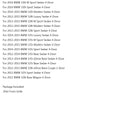 Glanssvart nyregitter foran passer til BMW 3-serie F30 F35 2012-2017 doble lameller