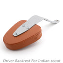 Respaldo del conductor para Indian Scout 2015-2018 Scout Sixty 2016-2018 Negro Genérico