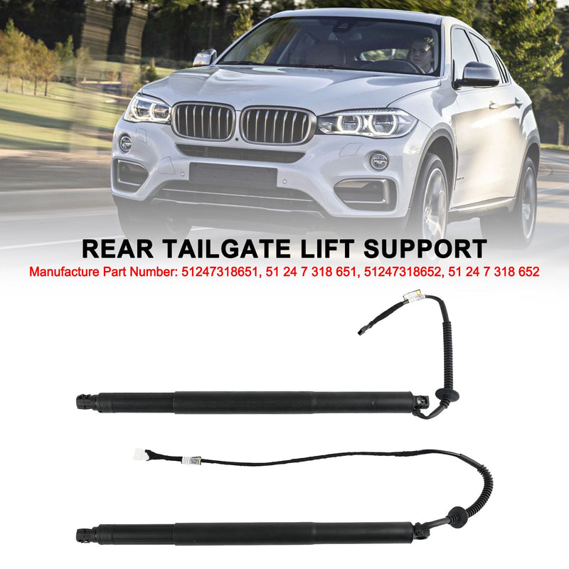 BMW X6 F16 F86 2014-2019 51247318651 2szt Wspornik podnośnika tylnej klapy