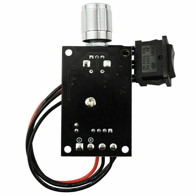 Controlador do interruptor de velocidade do motor DC 3A 10V 12V 24V regulador PWM reversível