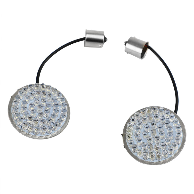 1156 bak LED-blinklys innfelte lys for Dyna Touring Street Road Glide 883 Generisk