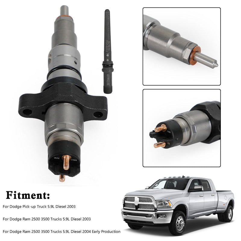 Dodge Ram 2500 2003-2004 Cummins 1 STK/6 STK Common Rail Injector 0445120255 Generisk