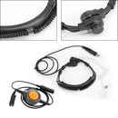 7,1 mm:n iso pistoke Tactical Throat Headset 6Pin U94 PTT for E8600/8608/8268 IMTP3100