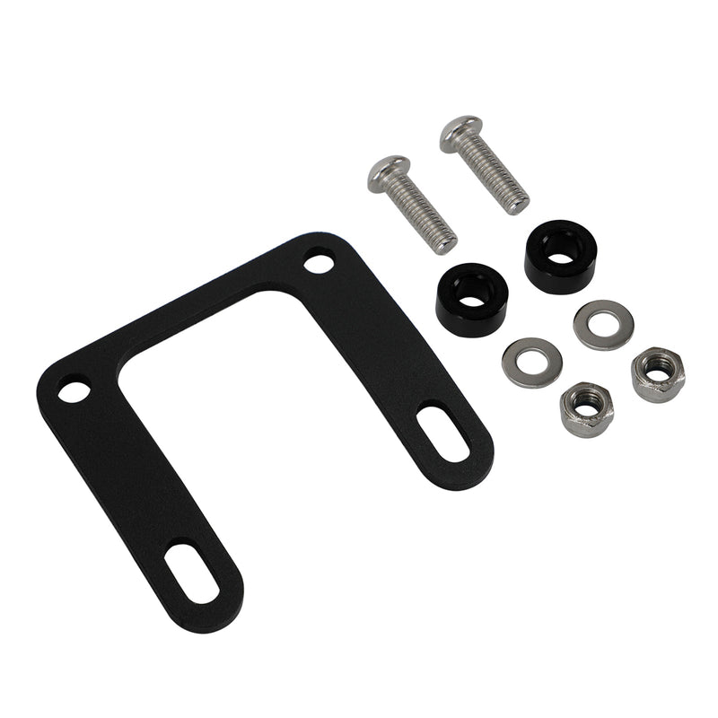 Suporte lateral de realocação do velocímetro Honda Rebel 1100 2021-2023 preto