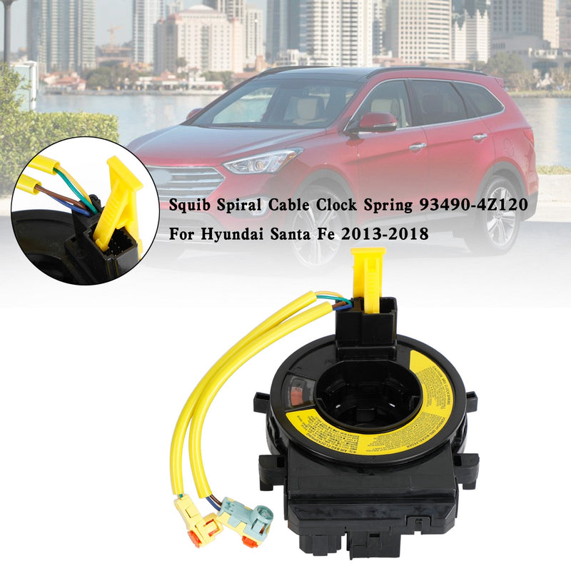 Muelle helicoidal de cable espiral Squib 93490-4Z120 para Hyundai Santa Fe 2013-2018