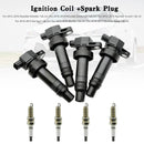 2010-2013 Kia Soul 1.6L L4 Tändspole + Tändstift UF636 4st