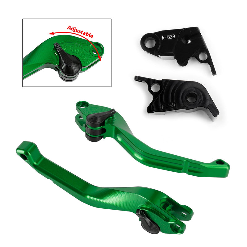 Alavanca de freio de embreagem curta Kawasaki ZX10R/RR/KRT 2016-2017 CNC