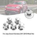 Paket med 5 hjulmuttrar lämplig för Ram 1500 lämplig för Jeep Grand Cherokee Wrangler 2012-2018 14 x 1,5