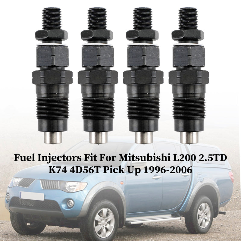 1996-2006 Mitsubishi L200 2.5TD K74 4D56T Pick Up 4PCS injetores de combustível MD196607