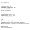Nummerpladeholder beslag til Kawasaki NINJA 400 18-19 NINJA 250 Z400 19-20 Generisk
