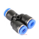 Pneumatická vzduchová rychlospojka “L” “T” “Y” Rovná štěrbinová trubka 6 mm