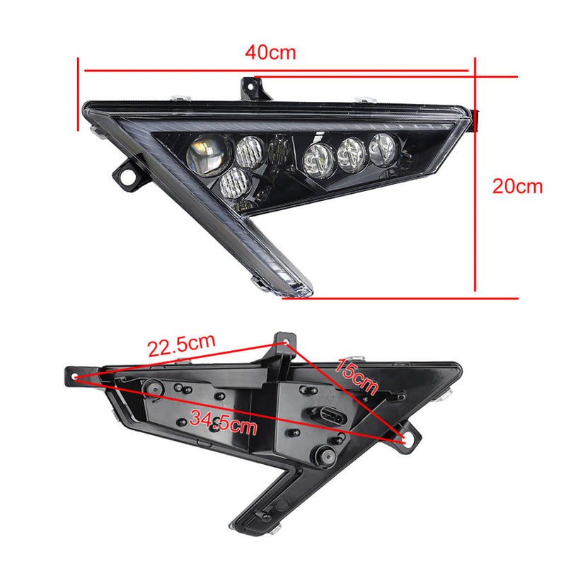 Polaris RZR PRO XP 2020–2021 2414538 2414539 Signature-Vorderlichter