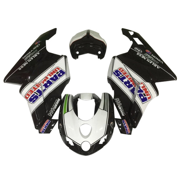 Amotopart Ducati 999 749 2005 2006 kåpa set kropp ABS