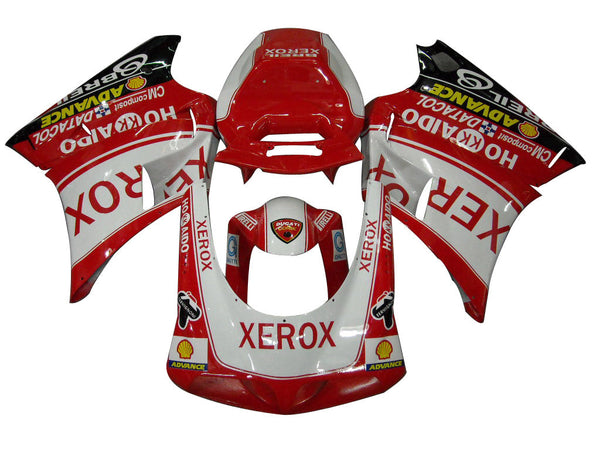 Kåpa till Ducati 996 1996-2002 Röd Vit Xerox Racing Generic