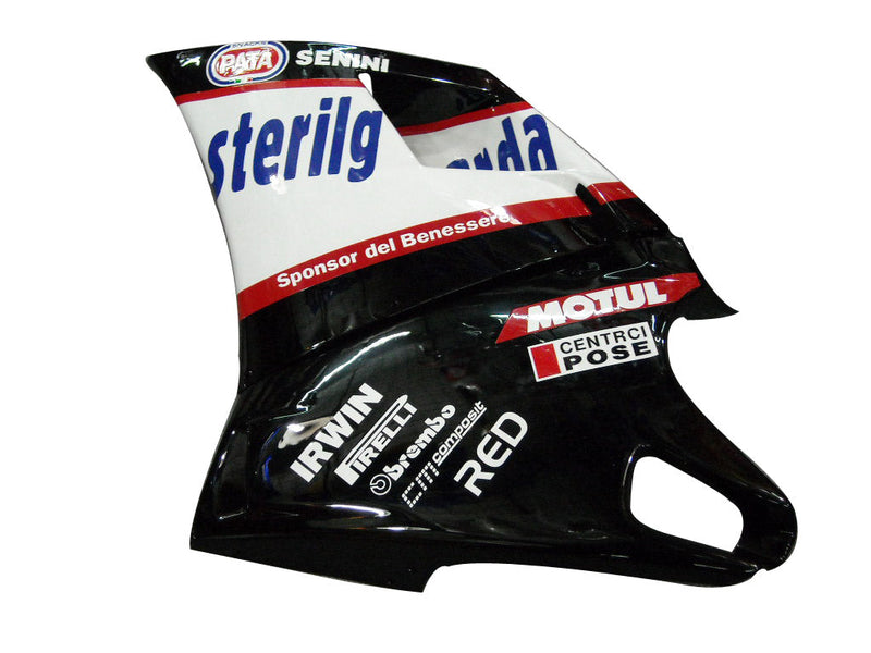 Carenagens para Ducati 996 1996-2002 Preto Branco Sterilgarda Racing Generic