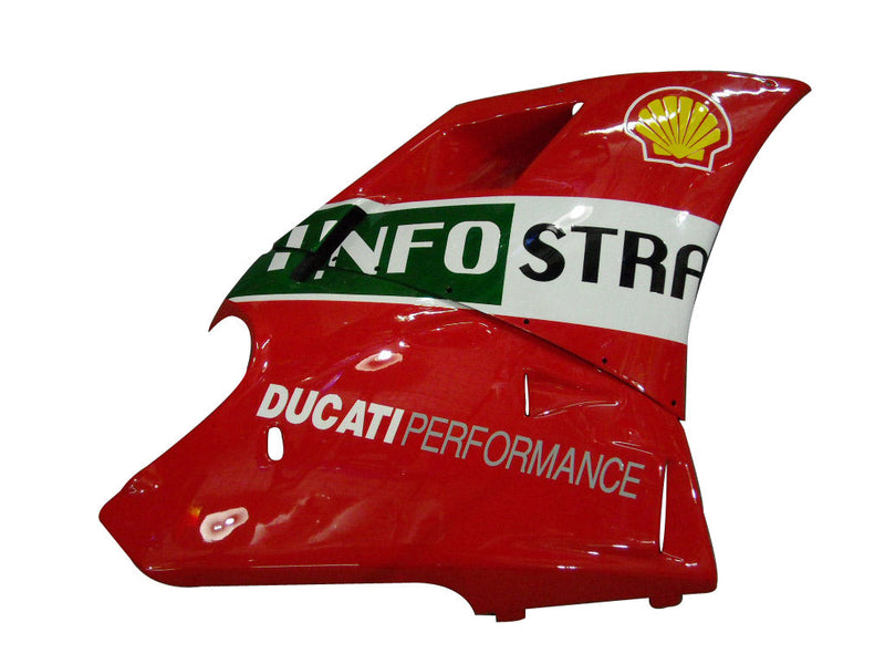 Kåpa till Ducati 996 1996-2002 Röd Vit Infostrada Racing Generic