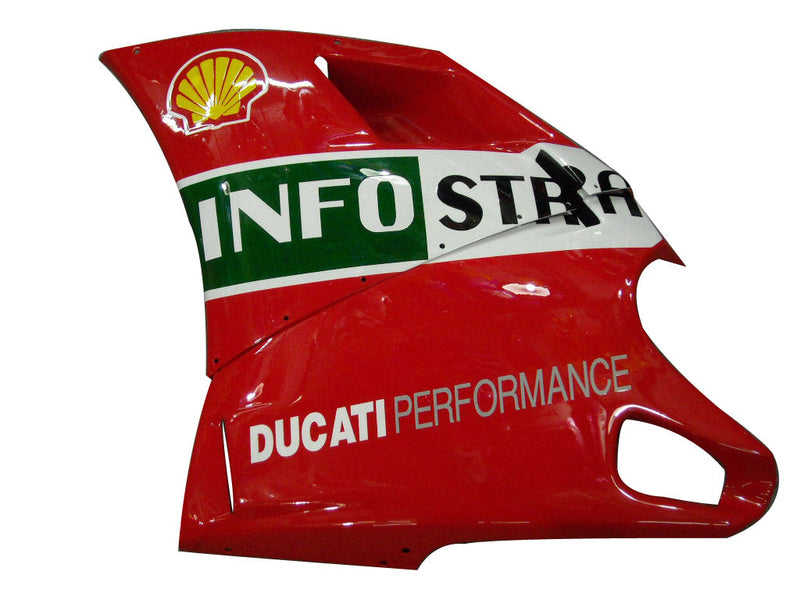 Kåpa till Ducati 996 1996-2002 Röd Vit Infostrada Racing Generic