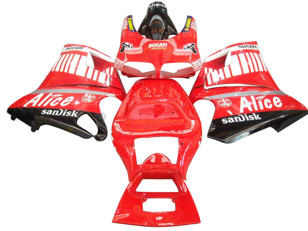 Owiewki do modeli Ducati 996 Red Alice Racing z lat 1996-2002