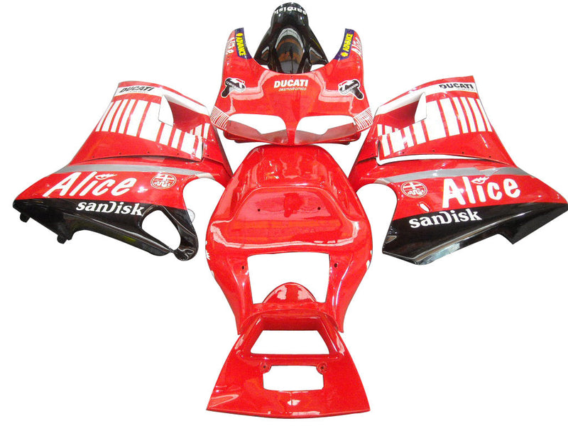 Owiewki do modeli Ducati 996 Red Alice Racing z lat 1996-2002