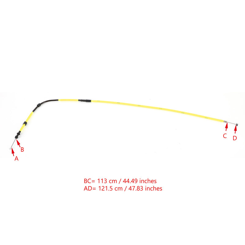 Substituição do cabo da embreagem da motocicleta adequado para Yamaha FZ6N 2004-2010 Genérico